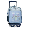 Trolley escolar Stitch Disney azul con asa extensible y ruedas