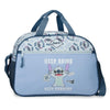 Bolsa de viaje azul claro de Stitch Disney Keep Going