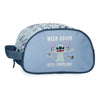 Neceser azul Disney Stitch Keep Going adaptable a carro