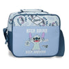 Neceser azul Disney Stitch Keep Going adaptable a carro