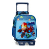Trolley azul Iron Man Friends de Marvel con asa telescópica