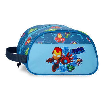Neceser azul Iron Man Friends Marvel adaptable a carro