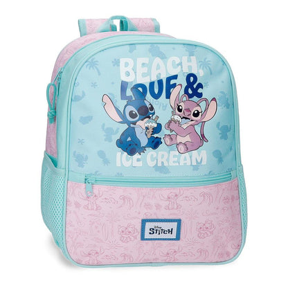 Mochila turquesa y rosa de Stitch Disney Beach & Love