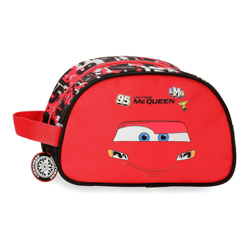 Neceser rojo de Lightning McQueen Cars Disney adaptable a carro