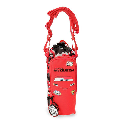 Bandolera roja de Cars Disney con diseño de Rayo McQueen