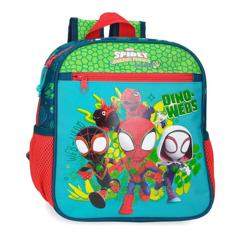 Mochila Dino-Webs de Spidey Marvel adaptable a carro