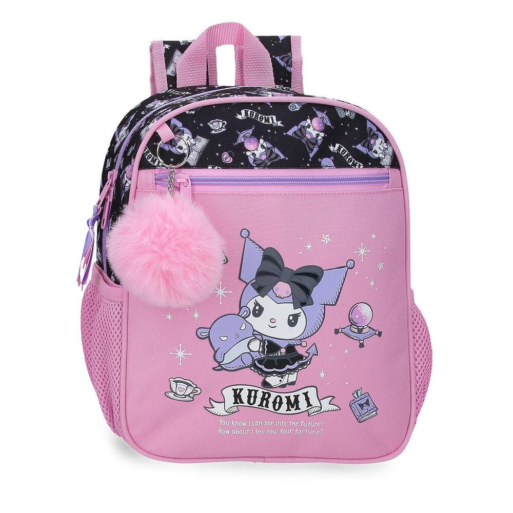 Mochila rosa Kuromi Fortune Telling adaptable a carro