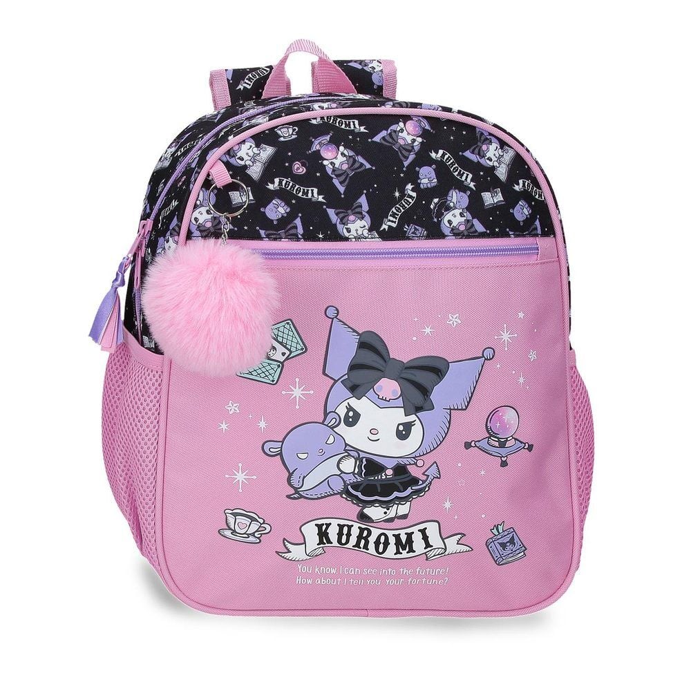 Mochila rosa Kuromi Fortune Telling adaptable a carro