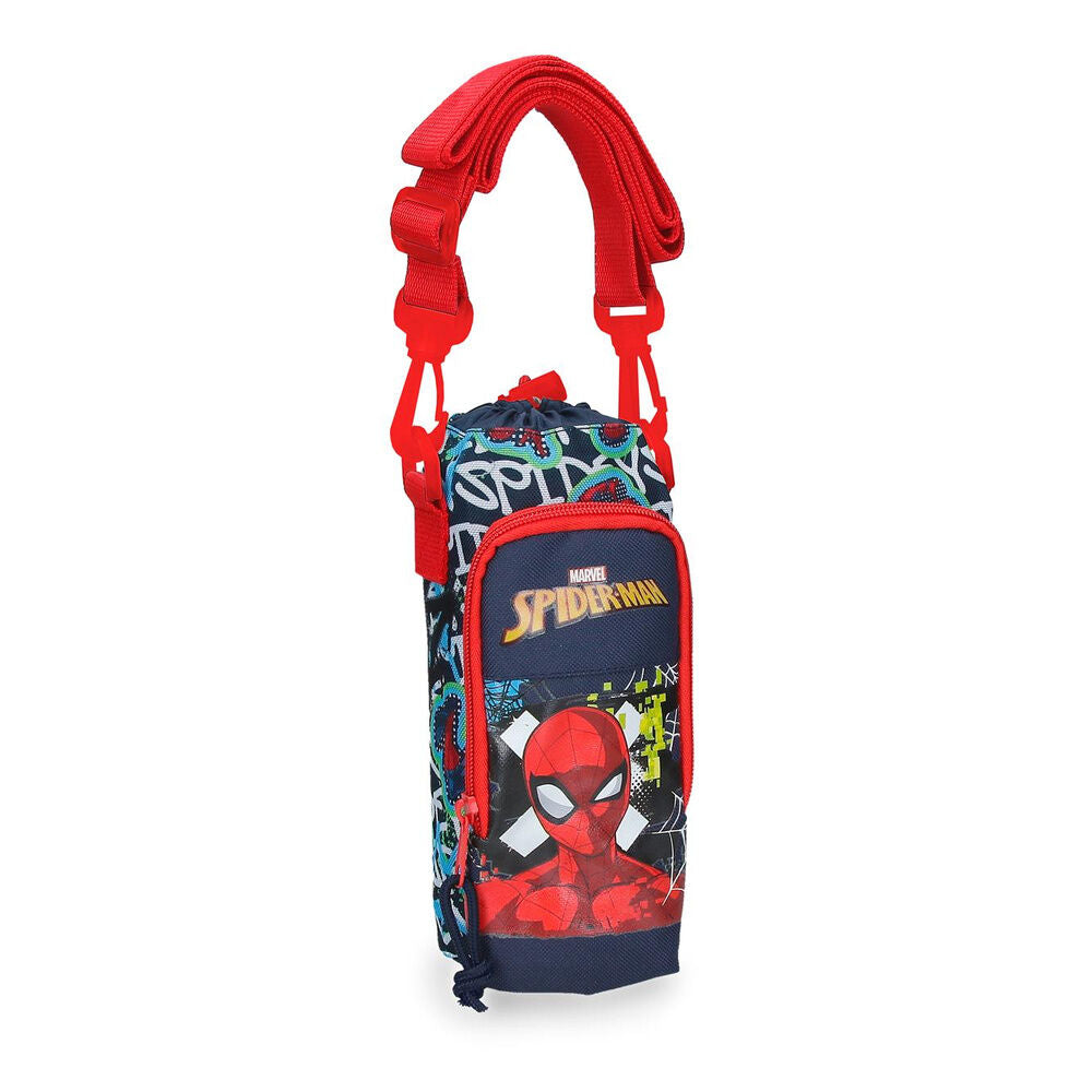 Bandolera Marvel Spider-Man con estampado grafiti y correa roja