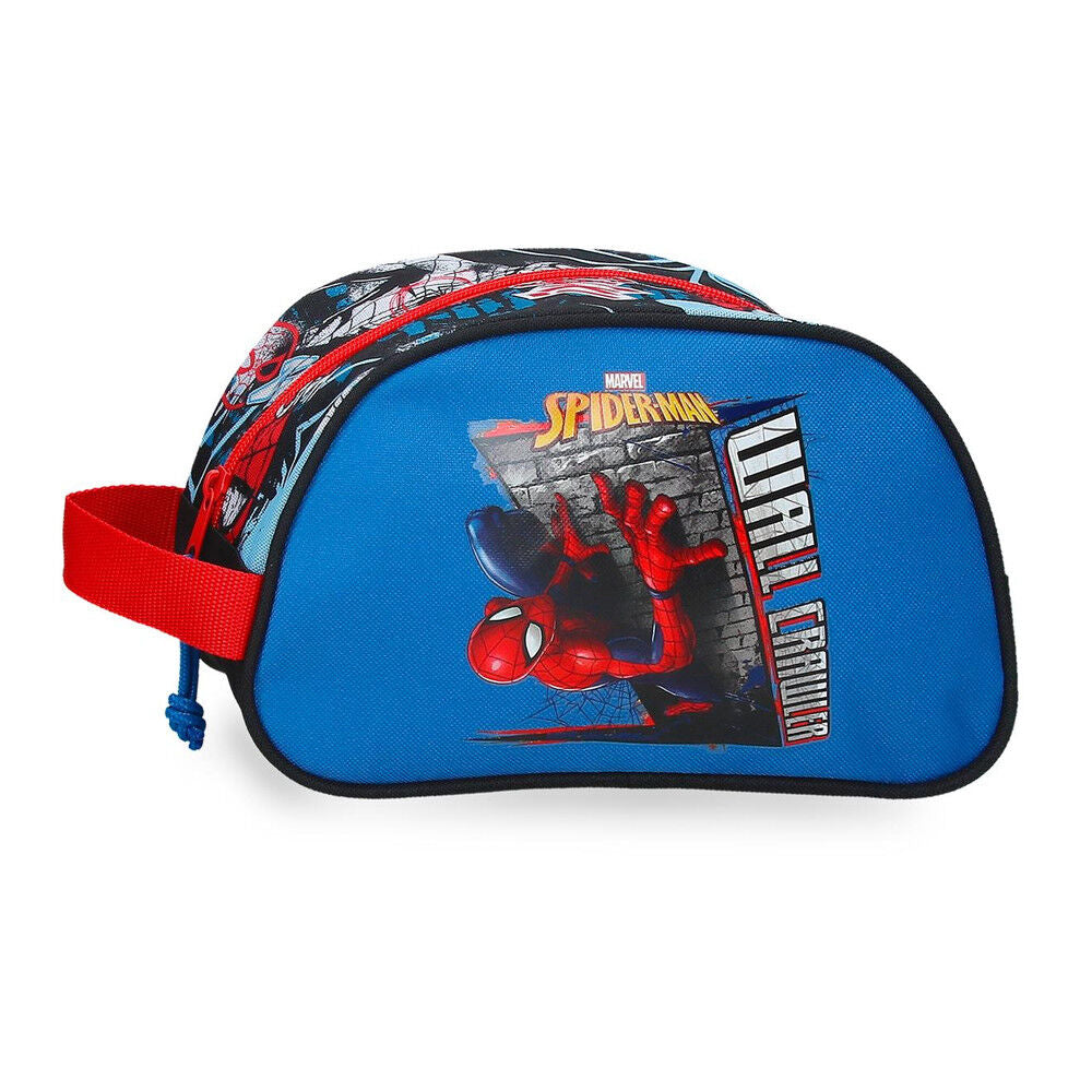 Neceser azul Spider-Man Marvel Wall Crawler con asa lateral