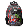 Mochila Marvel Avengers negra de 42 cm con diseño de superhéroes
