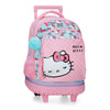 Trolley extraíble rosa Hello Kitty Bows con ruedas