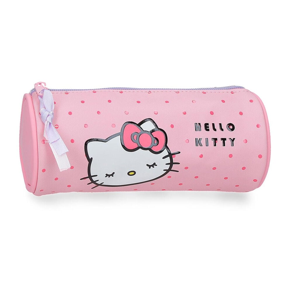 Neceser rosa Bows Hello Kitty con lunares