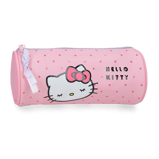 Neceser rosa Bows Hello Kitty con lunares