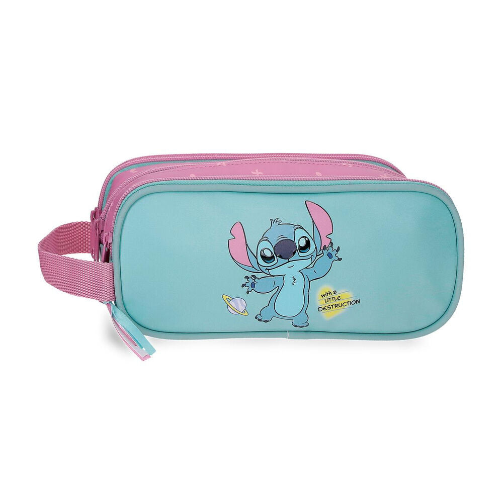Neceser turquesa y rosa Disney Stitch Little Destruction