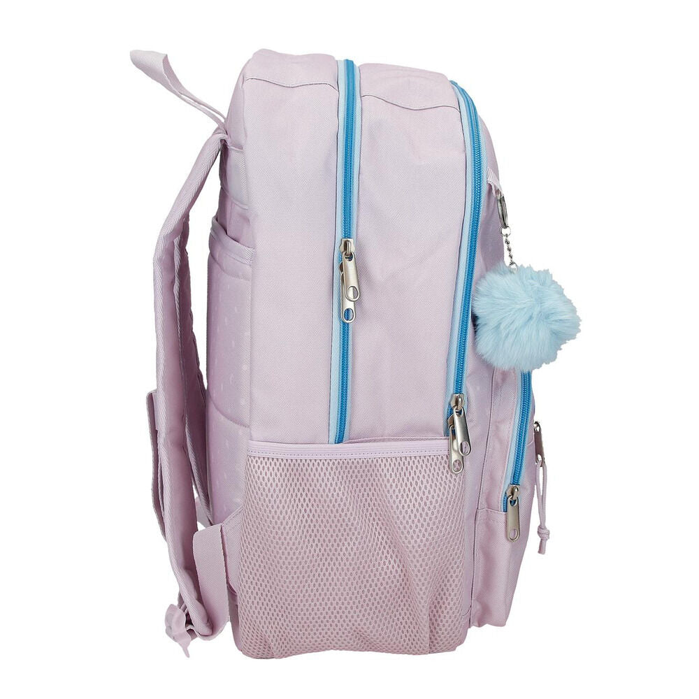 Mochila rosa y lila de Stitch Disney From Hawaii adaptable a carro - 2