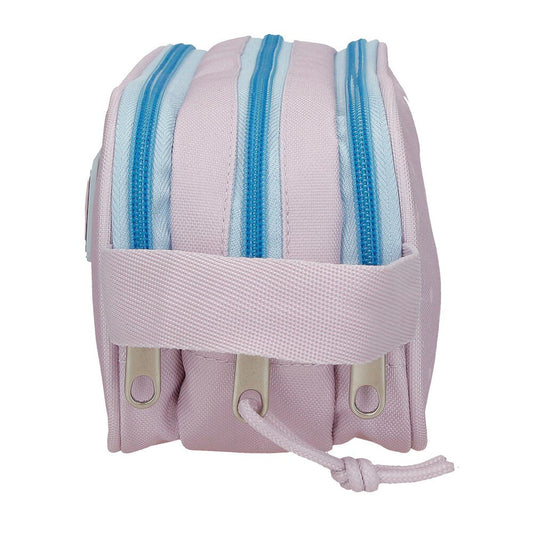 Neceser rosa Stitch Disney con tablas de surf y varios compartimentos - 2