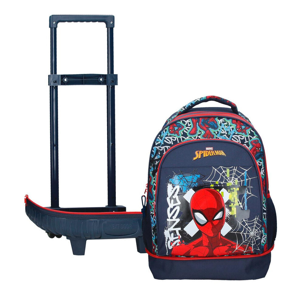 Trolley desmontable Spiderman Marvel Graffity con diseño de telarañas - 2