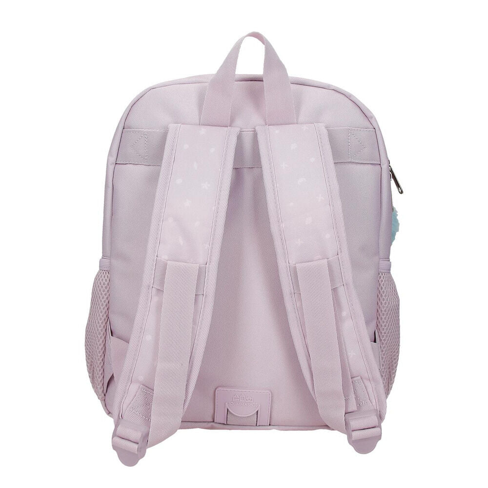 Mochila lila de Stitch Disney con tablas de surf y pompón azul - 3