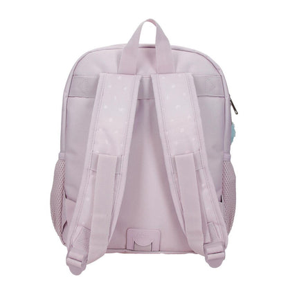 Mochila lila de Stitch Disney con tablas de surf y pompón azul - 3
