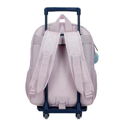 Trolley escolar lila de Stitch Disney con ruedas y tirador extensible - 3