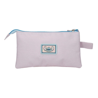 Portatodo triple rosa de Stitch Disney con diseño hawaiano - 3