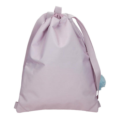 Saco mochila lavanda de Stitch Disney con tablas de surf - 3