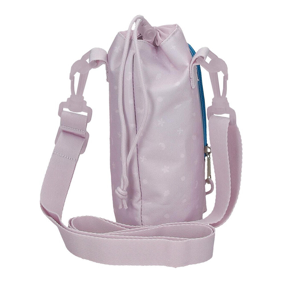 Bandolera rosa de Stitch Disney con diseño hawaiano y cremallera turquesa - 3