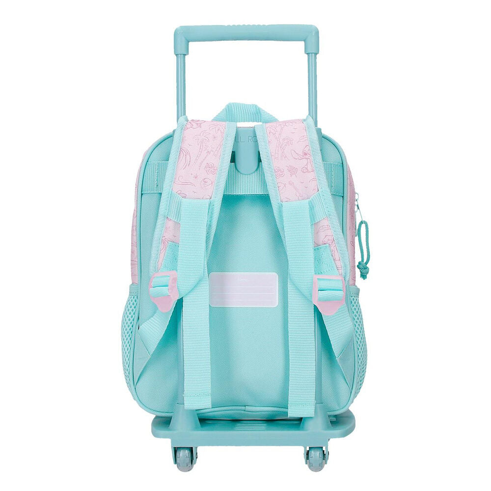 Trolley escolar Disney Stitch Beach & Love en turquesa y rosa - 3