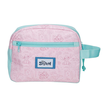 Neceser Beach & Love de Stitch Disney en azul y rosa - 3