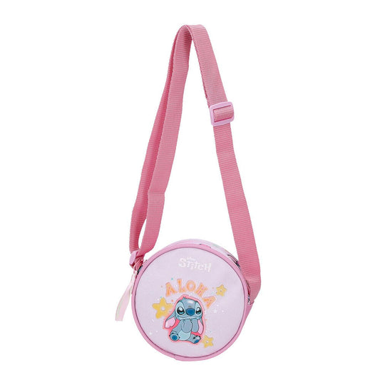 Bandolera rosa redonda de Stitch Disney con estampado ALOHA - 2