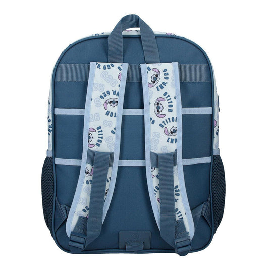Mochila escolar azul de Stitch Disney Keep Going - 3