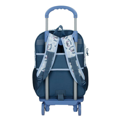 Trolley escolar azul de Stitch Disney con asa telescópica - 3
