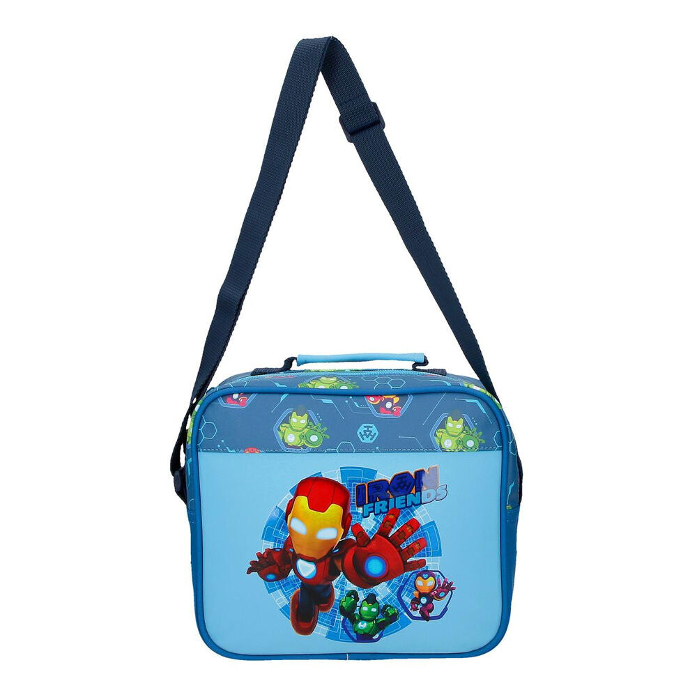Neceser azul Iron Man Friends Marvel con asa y correa - 2
