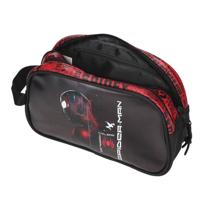 Neceser Spider-Man Marvel negro y rojo adaptable a carro - 4