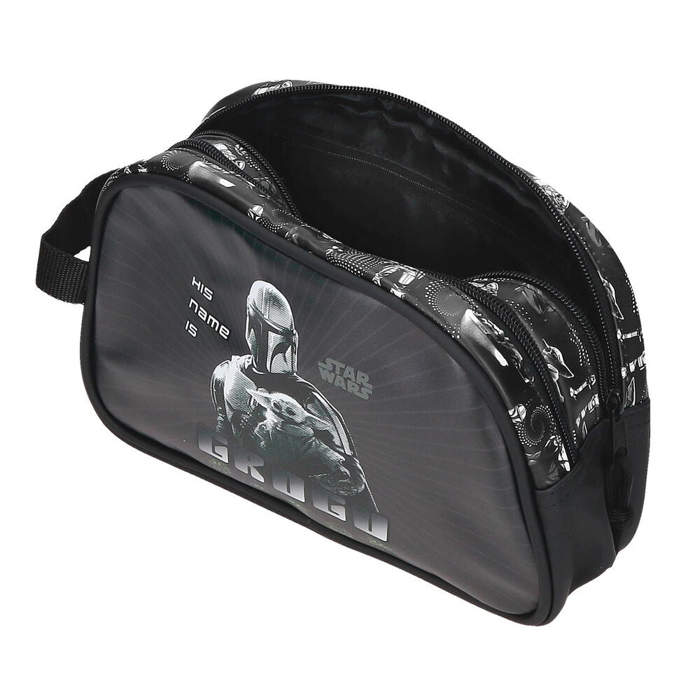 Neceser negro de Star Wars Mandalorian con Grogu adaptable a carro - 4