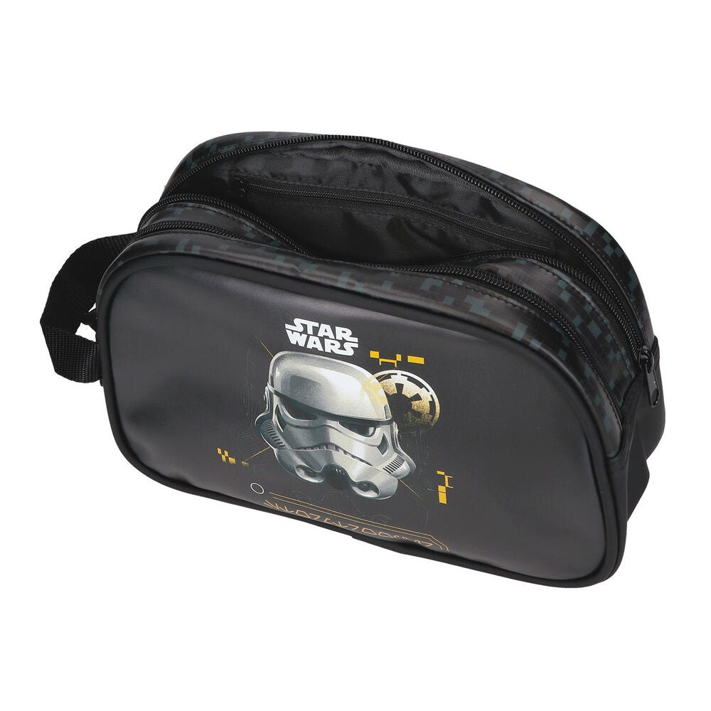 Neceser negro Star Wars con diseño frontal de Stormtrooper - 4