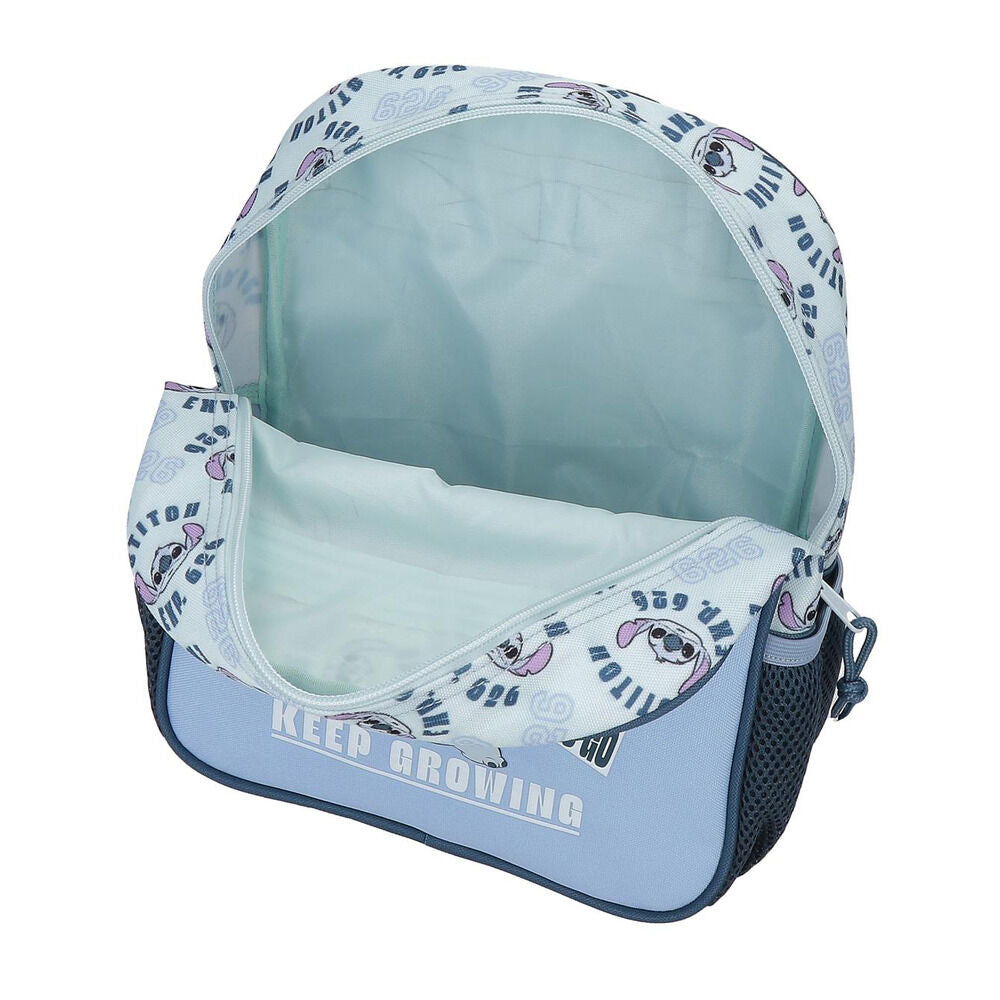 Trolley escolar Stitch Disney azul con asa extensible y ruedas - 4
