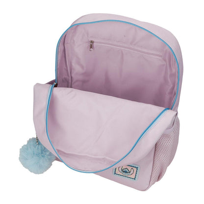 Trolley escolar lila de Stitch Disney con ruedas y tirador extensible - 4