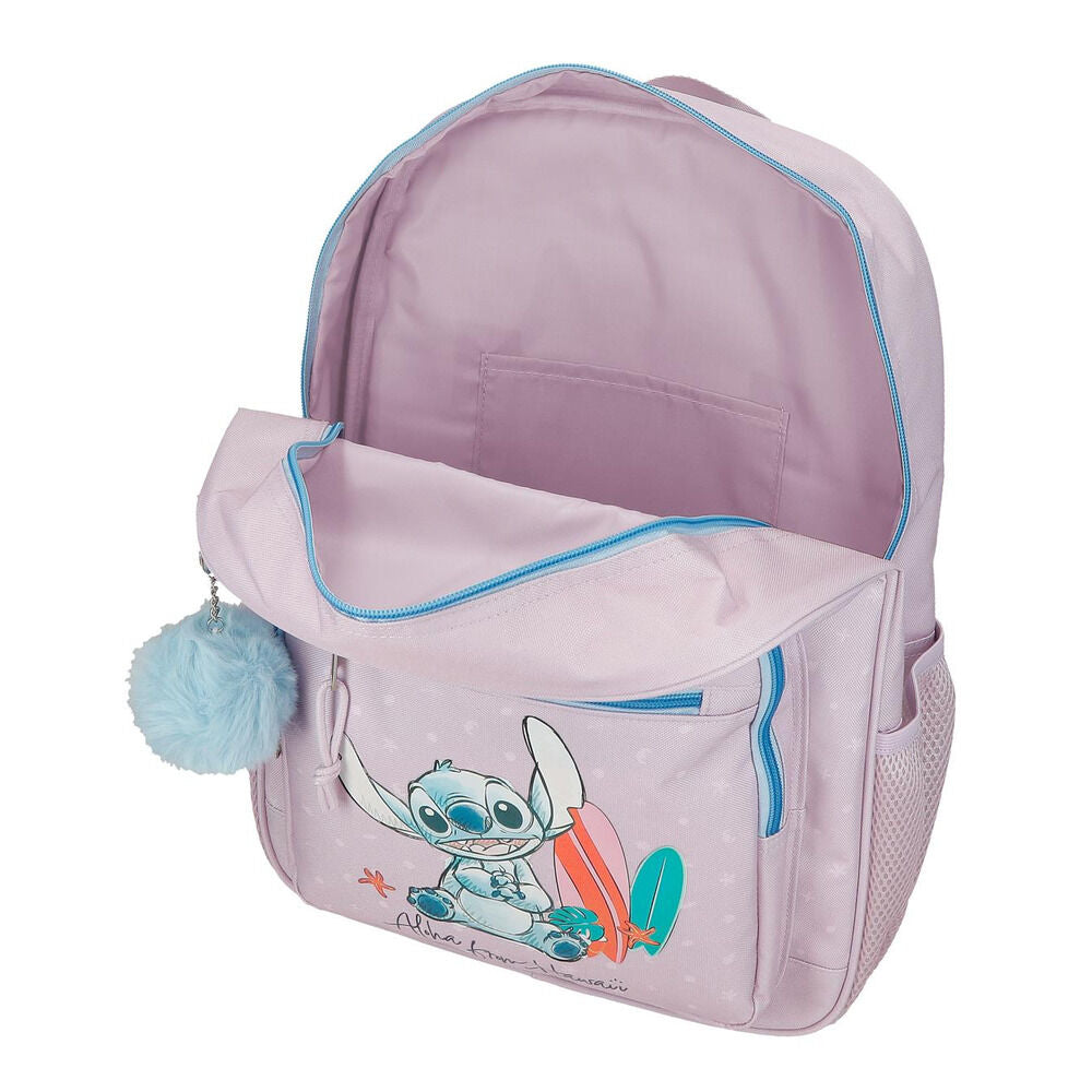 Trolley escolar Stitch Disney From Hawaii lila con ruedas - 4