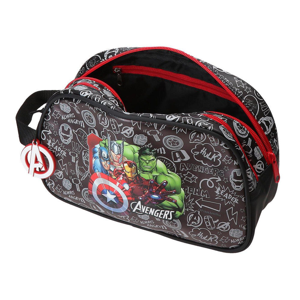 Neceser Avengers Marvel negro con estampado de superhéroes - 4