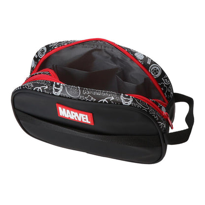 Neceser Avengers Marvel negro con estampado de superhéroes - 5