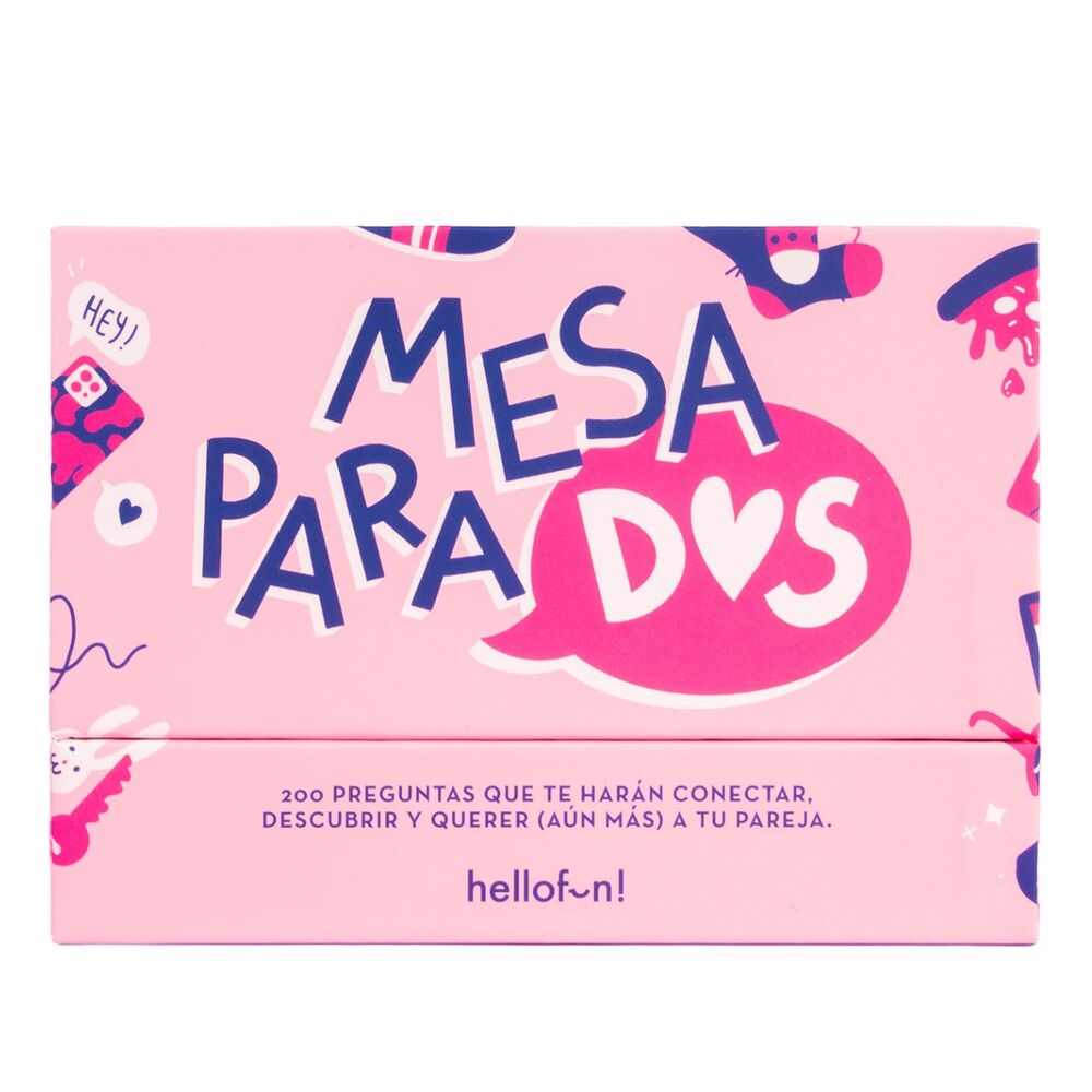 Caja rosa del juego de cartas Mesa para Dos de HELLOFUN! - 4
