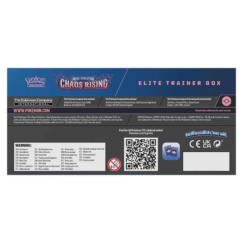 Elite Trainer Box Pokémon Mega Evolution Chaos Rising en inglés - 2