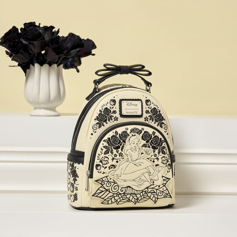 Mochila Loungefly floral de Alicia en el País de las Maravillas Disney - 6