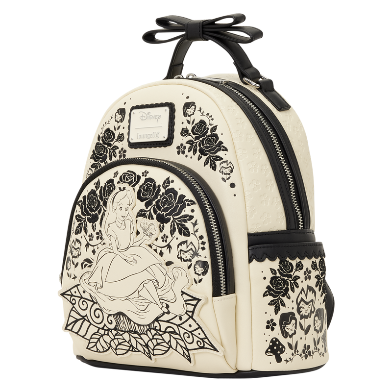 Mochila Loungefly floral de Alicia en el País de las Maravillas Disney - 2