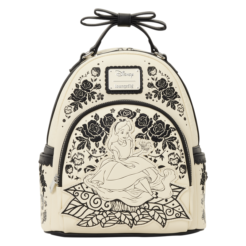 Mochila Loungefly floral de Alicia en el País de las Maravillas Disney
