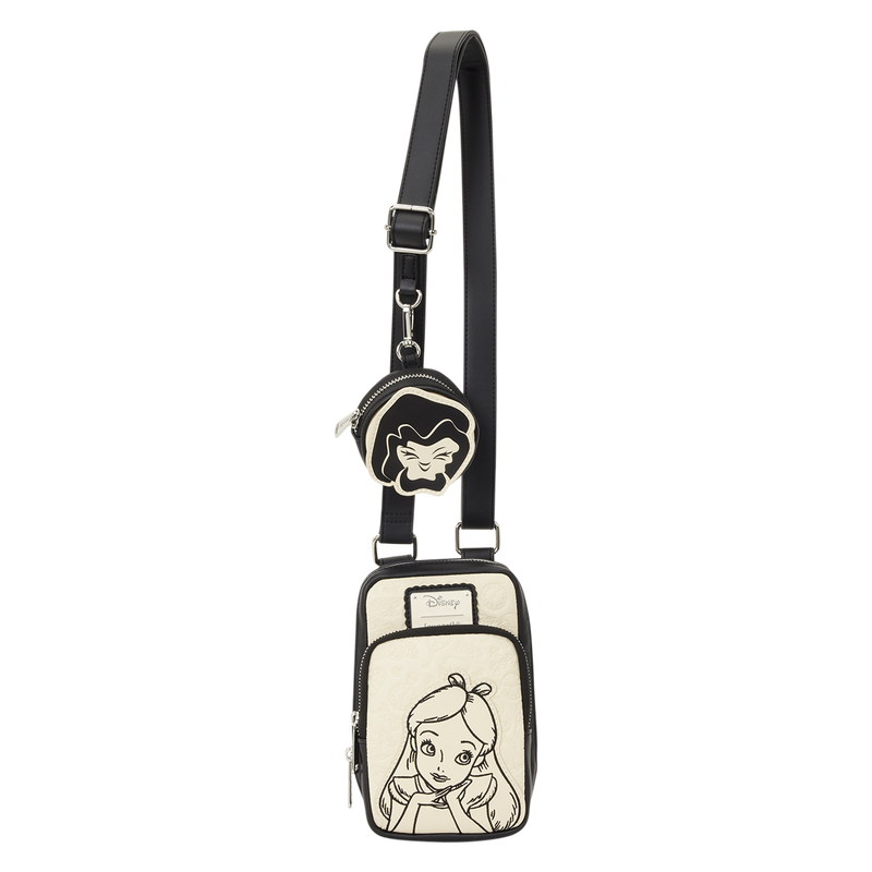Bolso bandolera Loungefly de Alicia con monedero desmontable