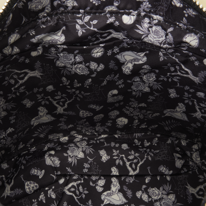 Bolso Loungefly de Alicia en el País de las Maravillas Disney en crema y negro - 7