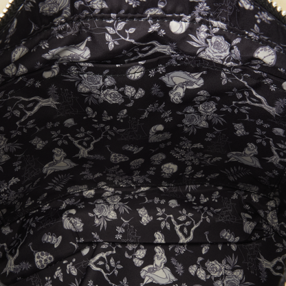Bolso Loungefly de Alicia en el País de las Maravillas Disney en crema y negro - 7